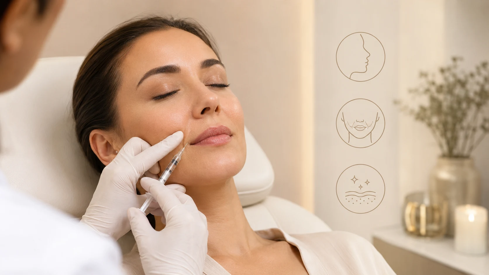 Antalya Nasolabial Fold Filler (Smile Lines) application — Assoc. Prof. Hüray Hügül